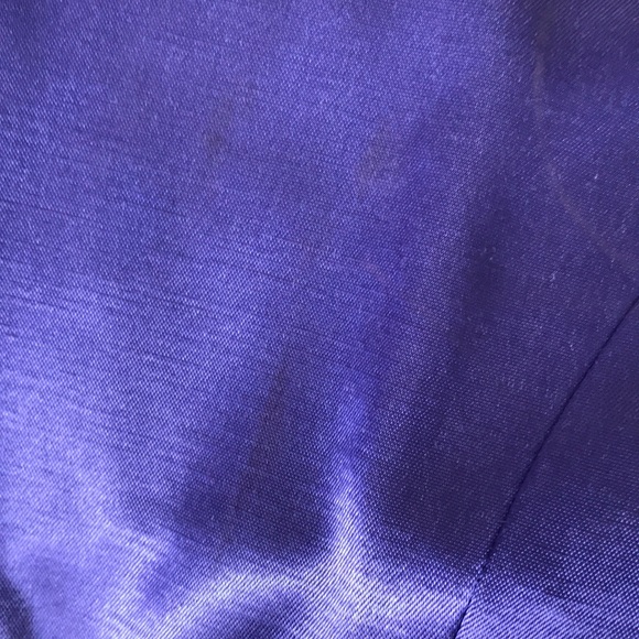 SOLD purple satin vintage boyfriend blazor - Picture 6 of 7
